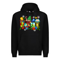 Black autism christmas coffee cups Premium Hoodie - Zillion Design Studio