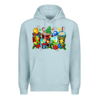 Blue Mist autism christmas coffee cups Premium Hoodie - Zillion Design Studio
