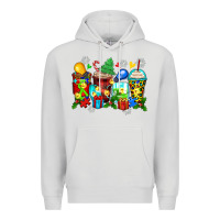 Dove Grey autism christmas coffee cups Premium Hoodie - Zillion Design Studio