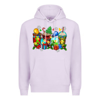 Lilac autism christmas coffee cups Premium Hoodie - Zillion Design Studio