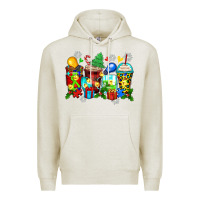 Oatmeal Heather autism christmas coffee cups Premium Hoodie - Zillion Design Studio