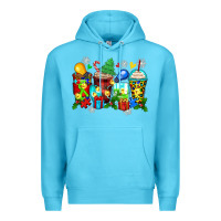 Ocean Blue autism christmas coffee cups Premium Hoodie - Zillion Design Studio