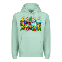 Seafoam autism christmas coffee cups Premium Hoodie - Zillion Design Studio