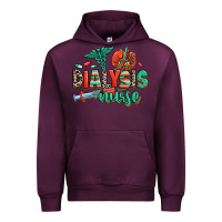 Mauve Wine dialysis nurse Urban Hoodie - RanaPortraitStore
