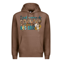 Chestnut i just wanna do country Premium Hoodie - texasbilliewilder