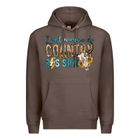 Coffee i just wanna do country Premium Hoodie - texasbilliewilder