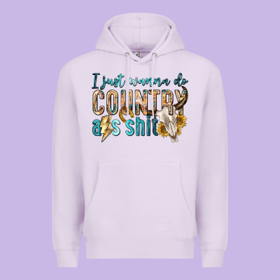 Premium Hoodie i just wanna do country