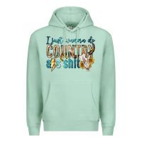 Seafoam i just wanna do country Premium Hoodie - texasbilliewilder