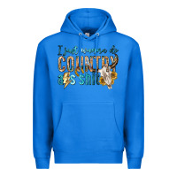 True Royal i just wanna do country Premium Hoodie - texasbilliewilder