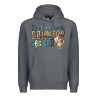 Rock i just wanna do country Premium Hoodie - texasbilliewilder