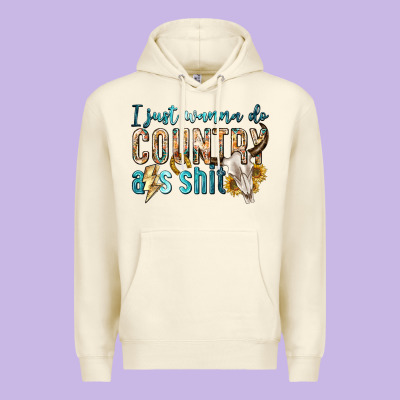 Premium Hoodie i just wanna do country