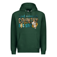 Sports Green i just wanna do country Premium Hoodie - texasbilliewilder