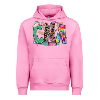 Fuchsia Pink cna nurse tie dye leopard Urban Hoodie - RanaPortraitStore