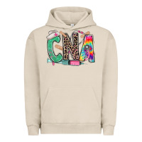 Pigment French Oak cna nurse tie dye leopard Urban Hoodie - RanaPortraitStore