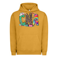 Pigment Peanut Butter cna nurse tie dye leopard Urban Hoodie - RanaPortraitStore