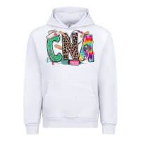 White cna nurse tie dye leopard Urban Hoodie - RanaPortraitStore