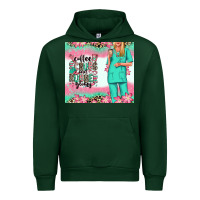 Forest Green coffee scrubs rubber gloves nurse Urban Hoodie - RanaPortraitStore