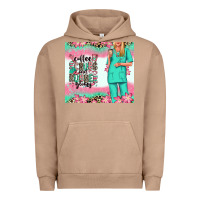 Pigment Burro coffee scrubs rubber gloves nurse Urban Hoodie - RanaPortraitStore
