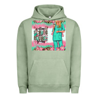 Pigment Oil Green coffee scrubs rubber gloves nurse Urban Hoodie - RanaPortraitStore