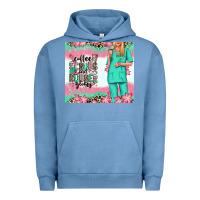 Pigment Pebble Blue coffee scrubs rubber gloves nurse Urban Hoodie - RanaPortraitStore