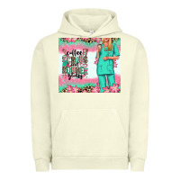 Pigment Pistachio coffee scrubs rubber gloves nurse Urban Hoodie - RanaPortraitStore