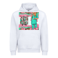 White coffee scrubs rubber gloves nurse Urban Hoodie - RanaPortraitStore