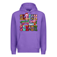 Purple sleigh girl sleigh Premium Hoodie - Zillion Design Studio