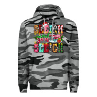 Slate Camo sleigh girl sleigh Premium Hoodie - Zillion Design Studio