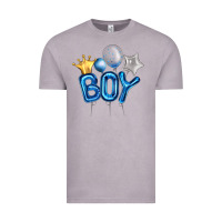 Vintage Zinc Birthday Boy Balloon Vintage Tee - Artiststas