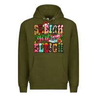Army Green sleigh girl sleigh Premium Hoodie - Zillion Design Studio