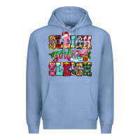 Colony Blue sleigh girl sleigh Premium Hoodie - Zillion Design Studio