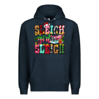 Navy sleigh girl sleigh Premium Hoodie - Zillion Design Studio