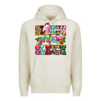 Oatmeal Heather sleigh girl sleigh Premium Hoodie - Zillion Design Studio