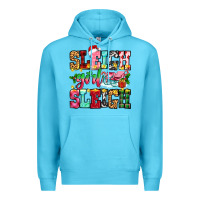 Ocean Blue sleigh girl sleigh Premium Hoodie - Zillion Design Studio