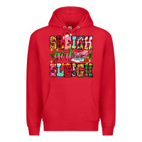 Red sleigh girl sleigh Premium Hoodie - Zillion Design Studio