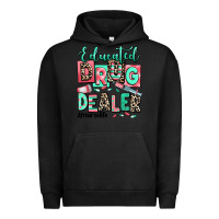 Pigment Black educated drug dealer nurse life Urban Hoodie - RanaPortraitStore
