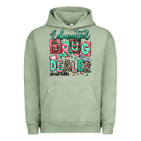 Pigment Oil Green educated drug dealer nurse life Urban Hoodie - RanaPortraitStore