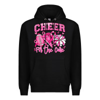Black cheer for the cure american football Premium Hoodie - RanaPortraitStore