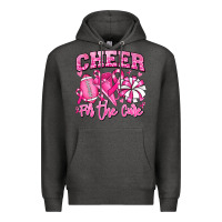 Charcoal Heather cheer for the cure american football Premium Hoodie - RanaPortraitStore