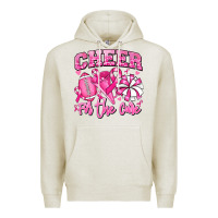 Oatmeal Heather cheer for the cure american football Premium Hoodie - RanaPortraitStore