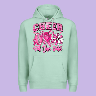 Premium Hoodie cheer for the cure american football