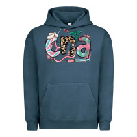 Pigment Midnight Navy floral cna certified nursing assistant Urban Hoodie - RanaPortraitStore