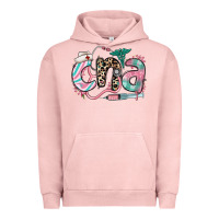 Pigment Salmon floral cna certified nursing assistant Urban Hoodie - RanaPortraitStore