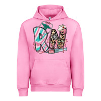 Fuchsia Pink floral rn registered nurse Urban Hoodie - RanaPortraitStore