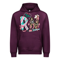 Mauve Wine floral rn registered nurse Urban Hoodie - RanaPortraitStore