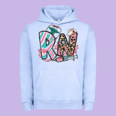 Urban Hoodie floral rn registered nurse