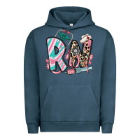 Pigment Midnight Navy floral rn registered nurse Urban Hoodie - RanaPortraitStore