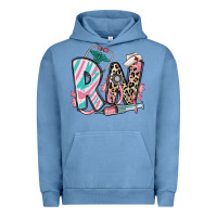 Pigment Pebble Blue floral rn registered nurse Urban Hoodie - RanaPortraitStore