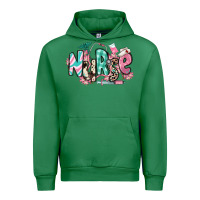 Emerald floral nurse Urban Hoodie - RanaPortraitStore