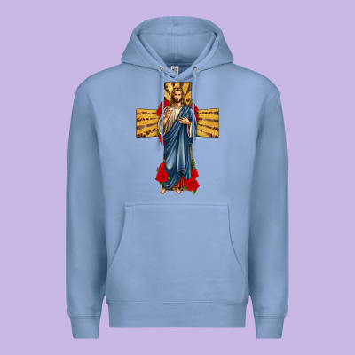 Premium Hoodie jesus christ cross